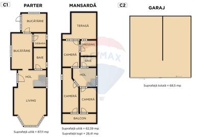 Casa cu 4 camere de vanzare | Floresti, Cluj | Gradina si Terasa - 21