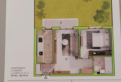 Garsonieră modernă cu grădină – spațiul tău privat de relaxare - 9