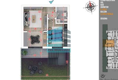 2 Camere Tip Studio,Curte 40 Mp,Finalizat,Mutare Imediata,Titan-Auchan - 7