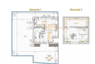 Hotel Marriott-Catedrala | 2 cam | 74mp + 107mp terasa | Mansarda | 296.000 euro - 19