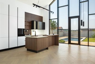 Casă Parter cu Design Minimalist și Piscină - 9