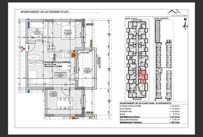 Apartament cu 2 camere semidecomandat în Florești