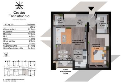TRANSILVANIA RESIDENCE- CARTIER TRANSILVANIA, APARTAMENT 2 CAMERE - 15