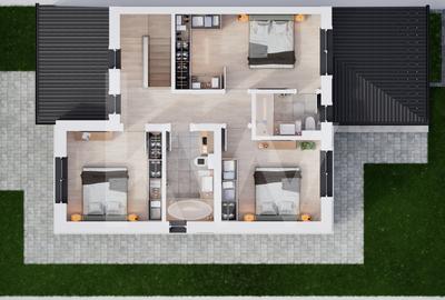 Casa duplex 5 camere in cartier nou Șură Mica - 9