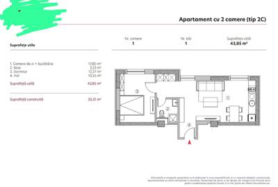 Apartament de lux zona Traian Unirii - 120500 EURO + TVA - 0 % COMISION - 9
