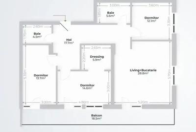 Apartament 4 Camere | Comision 0 | Pipera Rond OMV | Bloc Nou - 14