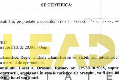 Comision 0%, Teren Extravilan superb, Cheile Rasnoavei - 3