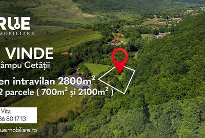 Teren intravilan 2.800 m² în Câmpu Cetății – liniște și natură - 1