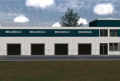 Hala industriala, pretabila, fabrica, productie, service auto, 2170mp teren, 596 - 2