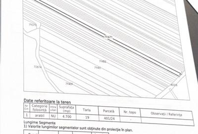 Teren agricol extravilan de 4700 mp, în Exterior Sud