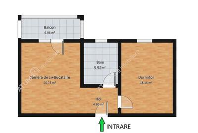 Apartament cu 2 camere si pod propriu zona Ion Ratiu din Selimbar - 7