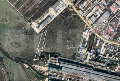 Teren Construcții intravilan de 7500 mp, în Industrială