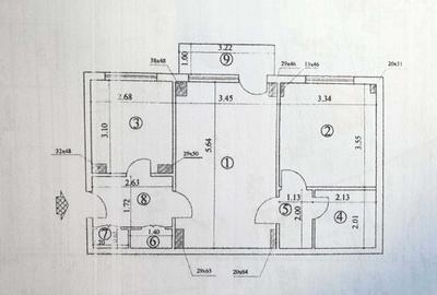2 camere | 54 mp | Parcare | Centrală proprie | Etaj 8/8 - 9