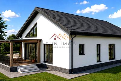 CASĂ NOUĂ P+M DE VÂNZARE | CORNU DE JOS | TEREN 1.242 MP - 2