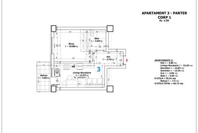 Apartament 2 camere | Strada Munteniei/Tebea | Bloc cu lift |  Parcare | - 2
