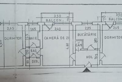PODU ROS - CANTEMIR - 3 CAMERE - ETAJ 1 - 67MP - 2 BALCOANE - BLOC FARA RISC! - 8