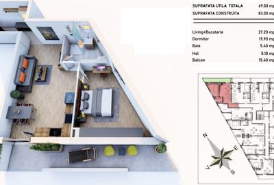 Apartamente  de vazare  in  Palazu  - bloc   2024