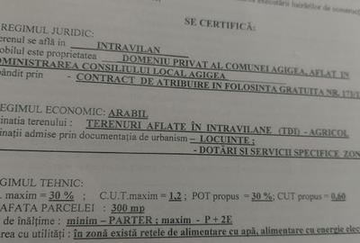 TEREN AGIGEA | 300 MP | CERTIFICAT DE URBANISM | - 2