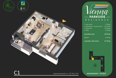 Apartament cu 2 camere in ansamblu rezidential premium, Bd Metalurgiei - 7