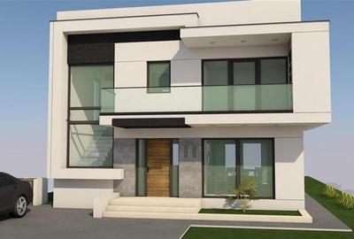 Vila de vanzare Valea Ursului , proiect nou, 4 camere  teren 650 mp - 1