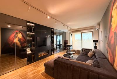Apartament cu 2 camere semidecomandat, mobilat în Barbu Văcărescu