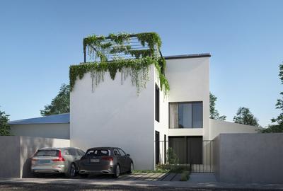 Casă cu arhitectura contemporana în Bucureștii Noi – 2 apartamente independente - 1