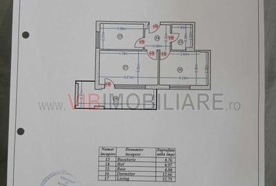 2 camere mobilat complet | Tunari - Otopeni | Bloc 2019 - 13