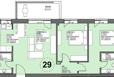 Apartament 3 camere Pipera, nou, centrală proprie - 4