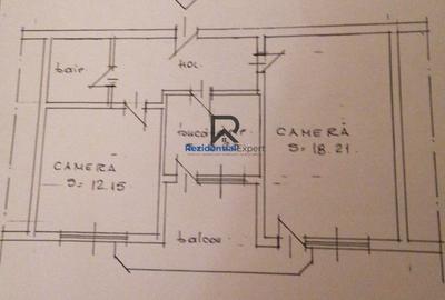 Apartament cu 2 camere decomandat în Dacia