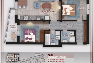 Apartament direct dezvoltator  Stefan cel Mare - 3