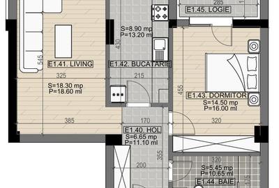 Apartament cu 2 camere decomandat în Berceni