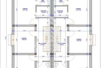 Jumate de duplex P+1 cu 4 camere de vanzare, Giarmata Vii - 10