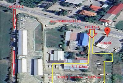 Hala 223 mp cu teren 600 mp, inchiriere/vanzare, Comanesti, jud. Bacau - 1