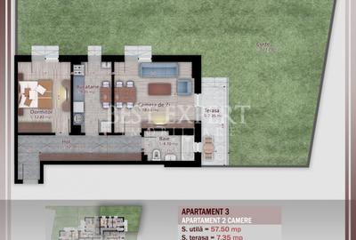 2 Camere Gradina Bloc Intim - 2