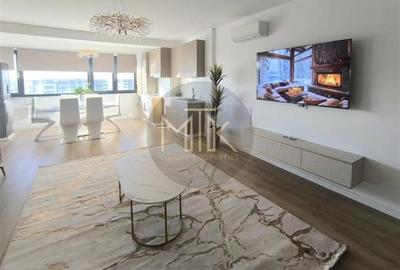 Apartament cu 2 camere semidecomandat, mobilat în Pipera