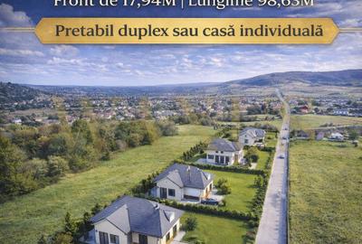 Teren Intravilan - SU 1906MP I Pretabil Duplex / Casa Individuala - Floresti - 1
