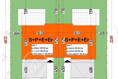 Teren pentru constructie a 2 case , Borhanci , Puz aprobat - 3