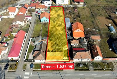 Teren constructii (Intravilan) 1637 mp - P+2  - 100€/mp - 1