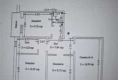 3 camere Podu de Fier Iași, 65 mp, mobilat, utilat - 21