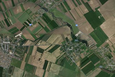 Creata  -  Dascalu teren de vânzare - 7567 mp cu dublu acces lângă lac - 4