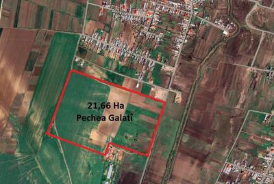 Teren agricol extravilan de 216600 mp, în Pechea