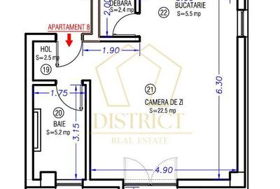 Apartament cu o camera | Aradului - 7