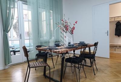 Apartament cu 4 camere circular, mobilat în Ultracentral