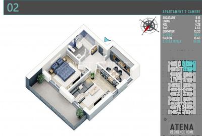 2 Camere Decomandat Nemobilat - 1