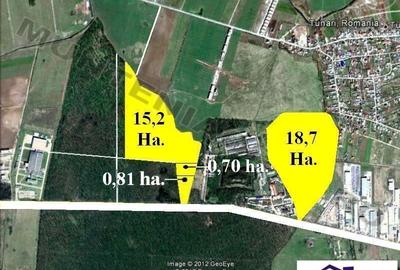 TUNARI, cu acces din Sos. de Centura, 187.000 mp teren - 2