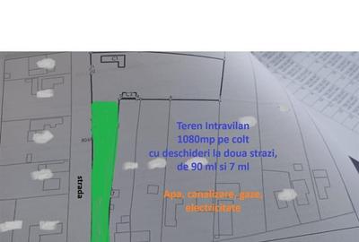 Baldovinesti La 5km de Braila (laga Casa cu Stuf) 1080mp cu 97m deschidere toate - 5