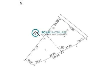 Teren agricol intravilan de 5036 mp, în Găgeni