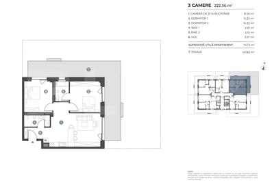 Apartament 3 camere, 75 mp | Standarde nZEB | Ansamblu nou | Buna Ziua - 3