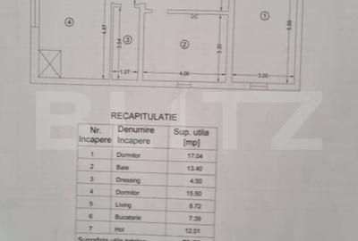 Apartament 3 camere, 80 mp, zona Visani - 14