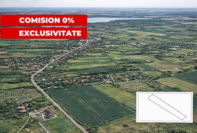 Teren pentru dezvoltare de 21800 mp cu front 58 m | Snagov - Gruiu | 0% - 1